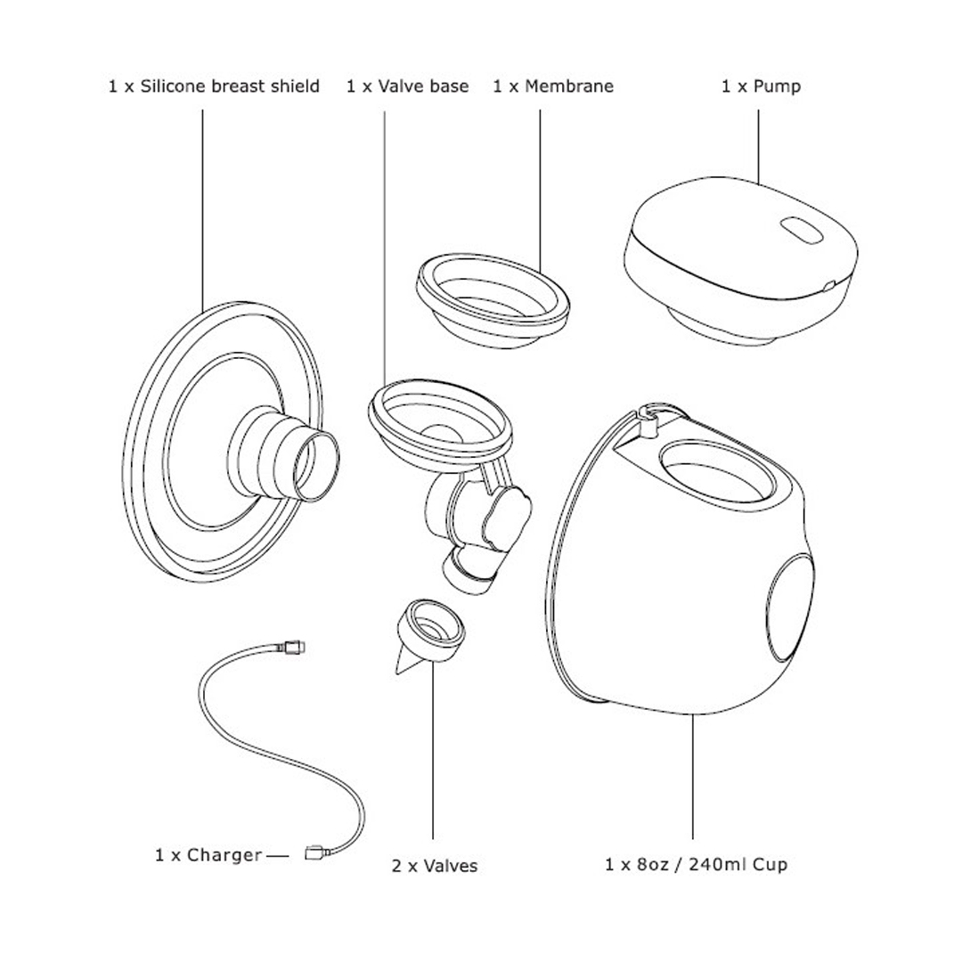 Youha (INs) Gen 1 Breast Pump with App - Youha Philippines